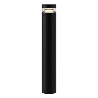 Windermere 38-in Black Dimmable LED Exterior Bollard (461|EB48538-BK-UNV)