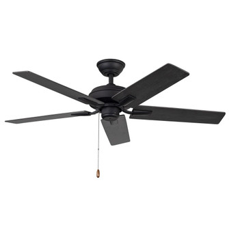 Erikson 52-in Matte Black FAN Ceiling Fan (461|CF97552-MB-NLP)