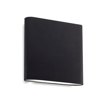 Slate 6-in Black dimmable LED All-terior (Indoor/Outdoor) Wall Downlight (461|AT6506-BK-UNV)