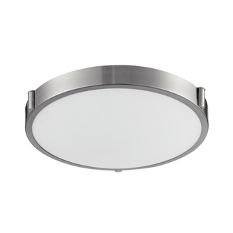 Floyd 13-in Brushed Nickel Dimmable LED Flush Mount (461|501112-LED-5CCT)