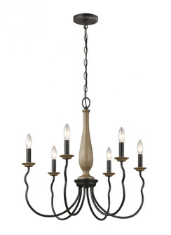 Simira Six Light Chandelier (38|3115806-846)