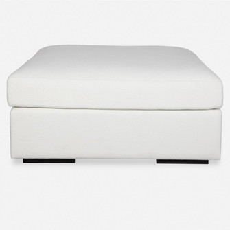 Uttermost Refuge Arctic White Sofa Ottoman (85|23854-O)