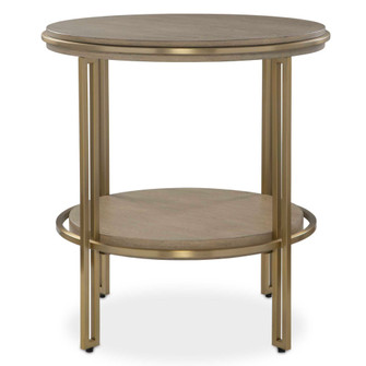 Uttermost Elise Round Brass Side Table (85|25747)