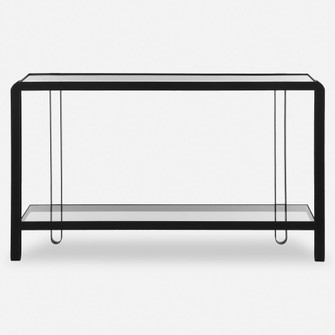 Uttermost Shadow Black Iron Console Table (85|24233)
