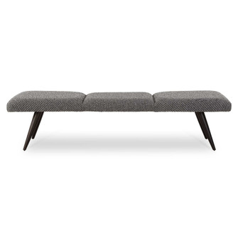 Uttermost Bowtie Charcoal Fabric Bench (85|23849)