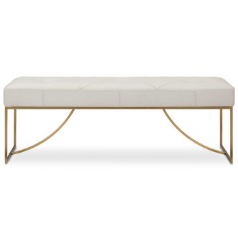 Uttermost Swale Ivory Leather Bench (85|23843)