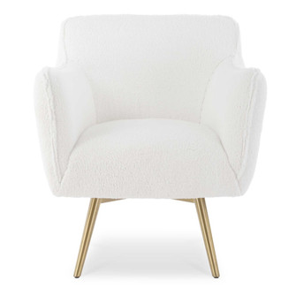 Uttermost Oasis White Swivel Chair (85|23805)