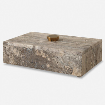 Uttermost Griseus Travertine Stone Box (85|18153)