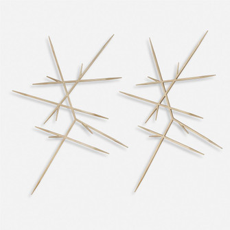 Uttermost Fireworks Silver Wall Decor Set/2 (85|04371)