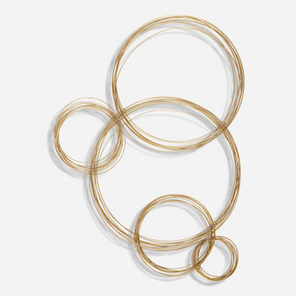 Uttermost Golden Bubbles Metal Wall Decor (85|04369)