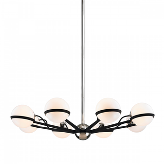 Ace Chandelier (52|F7164-TBK/PN)
