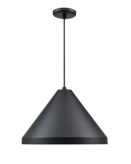 R Series 1-Light Cord Hung Cone Satin Black (670|RCC13-SB)