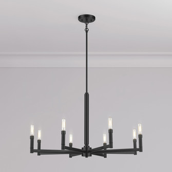 Daxley 8-Light Chandelier Ceiling Light Matte Black (670|99702-MB)