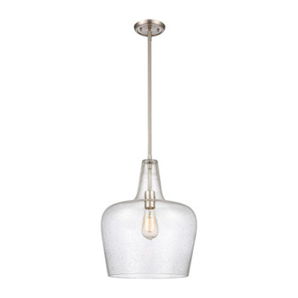 Puckette 1-Light Pendant Light Brushed Nickel (670|99401-BN)