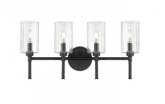 Chastine 4-Light Vanity Matte Black (670|9924-MB)