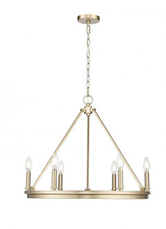 Carruth 6-Light Chandelier Ceiling Light Modern Gold (670|9506-MG)