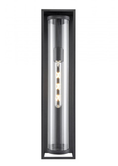 Caleb 1-Light Outdoor Wall Sconce Textured Black (670|91631-TBK)