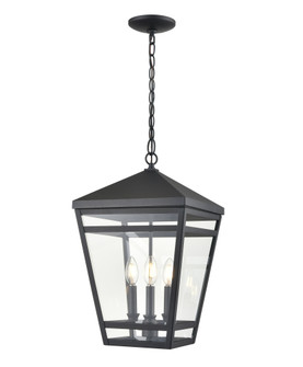 Seager 3-Light Outdoor Hanging Lantern Textured Black (670|82105-TBK)