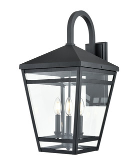 Seager 3-Light Outdoor Wall Sconce Textured Black (670|82104-TBK)