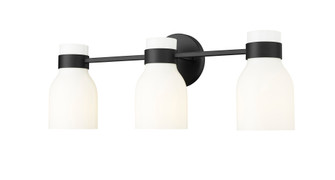 Corella 3-Light Vanity Matte Black (670|23003-MB)