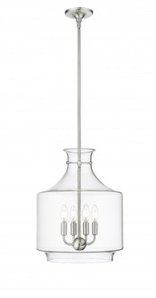 Mahannah 4-Light Pendant Light Brushed Nickel (670|22804-BN)