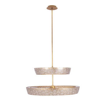 GEO 2-TIER CAPIZ PENDANT (133|523157OL)