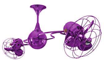 Italo Ventania - Rotational Ceiling Fan - Ametista Finish - Metal Blades (230|IV-LTPURPLE-MTL)