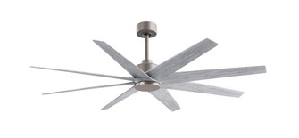 Ariella - Eight Blade Ceiling Fan - Brushed Nickel Finish - Barn Wood Tone Blades (230|AN-BN-BW-64)