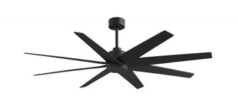 Ariella - Eight Blade Ceiling Fan - Matte Black Finish - Matte Black Blades (230|AN-BK-BK-64)