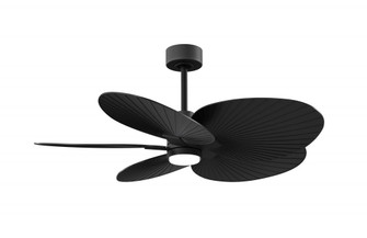 Alessandra Tropical-Five Blade Ceiling Fan-5CCT Integrated LED-Matte Black Finish (230|AKTPLK-BK-BK)
