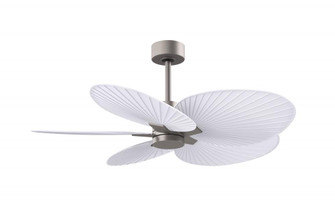 Alessandra Tropical - Five Blade Ceiling Fan - Brushed Nickel Finish - Matte White Blades (230|AKTP-BN-MWH)