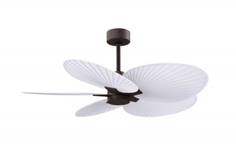 Alessandra Tropical - Five Blade Ceiling Fan - Textured Bronze Finish - Matte White Blades (230|AKTP-TB-MWH)