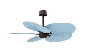 Alessandra Tropical - Five Blade Ceiling Fan - Textured Bronze Finish - Light Blue Blades (230|AKTP-TB-BL)