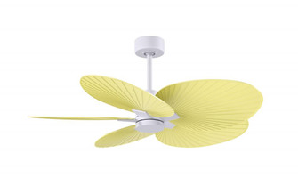 Alessandra Tropical - Five Blade Ceiling Fan - Matte White Finish - Light Yellow Blades (230|AKTP-MWH-YE)