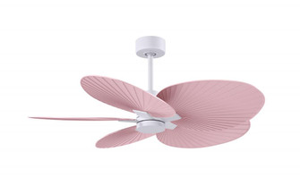 Alessandra Tropical - Five Blade Ceiling Fan - Matte White Finish - Light Pink Blades (230|AKTP-MWH-PI)