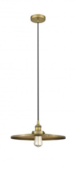 Appalachian - 1 Light - 16 inch - Brushed Brass - Cord hung - Mini Pendant (3442|616-1PH-BB-MFR-BB-16)