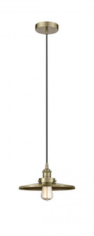 Appalachian - 1 Light - 12 inch - Antique Brass - Cord hung - Mini Pendant (3442|616-1PH-AB-MFR-AB-12)