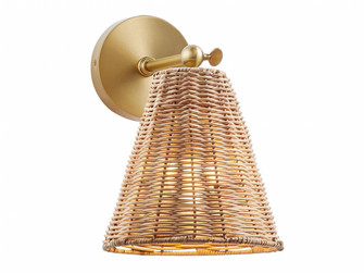 1-Light Wall Sconce in Natural Brass (Set of 2) (8483|M90118NB)