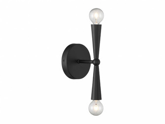 2-Light Wall Sconce in Matte Black (8483|M90110MBK)
