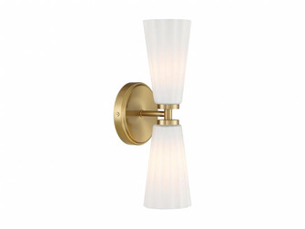 2-Light Wall Sconce in Natural Brass (8483|M90109NB)