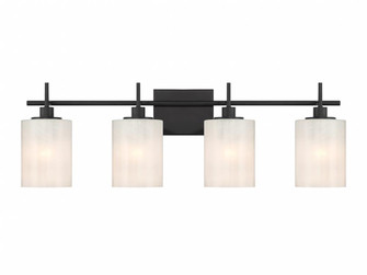 4-Light Bathroom Vanity Light in Matte Black (8483|M80085MBK)