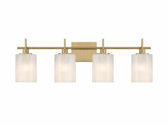 4-Light Bathroom Vanity Light in Natural Brass (8483|M80085NB)