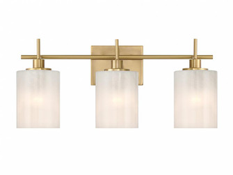 3-Light Bathroom Vanity Light in Natural Brass (8483|M80084NB)