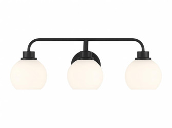 3-Light Bathroom Vanity Light in Matte Black (8483|M80081MBK)