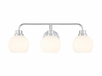 3-Light Bathroom Vanity Light in Chrome (8483|M80081CH)