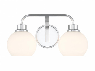 2-Light Bathroom Vanity Light in Chrome (8483|M80080CH)