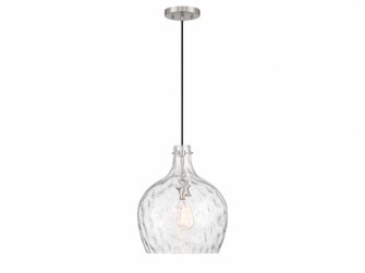 1-Light Pendant in Brushed Nickel (8483|M7053BN)