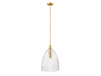 1-Light Pendant in Natural Brass (8483|M7052NB)