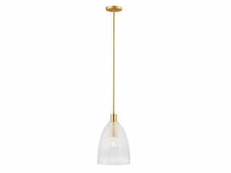 1-Light Pendant in Natural Brass (8483|M7051NB)