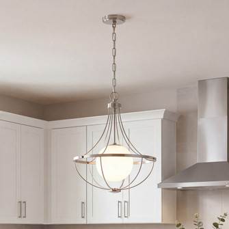 1-Light Pendant in Brushed Nickel (8483|M7047BN)